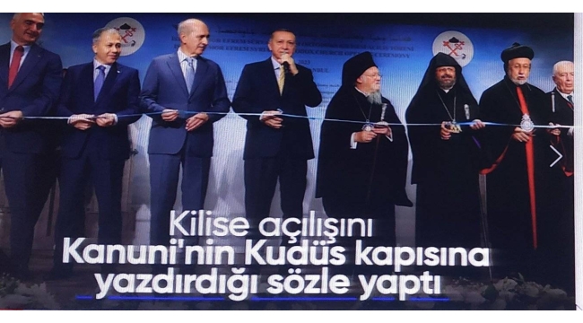 Cumhuriyet tarihinde ilk! Mor Efrem Süryani Kadim Ortodoks Kilisesi Başkan Erdoğan'ın katıldığı törenle açıldı 