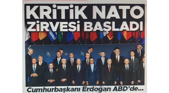 Başkan Erdoğan ABD'de! NATO Zirvesi ittifakın 75. yıl dönümünü kutlama töreniyle başladı 